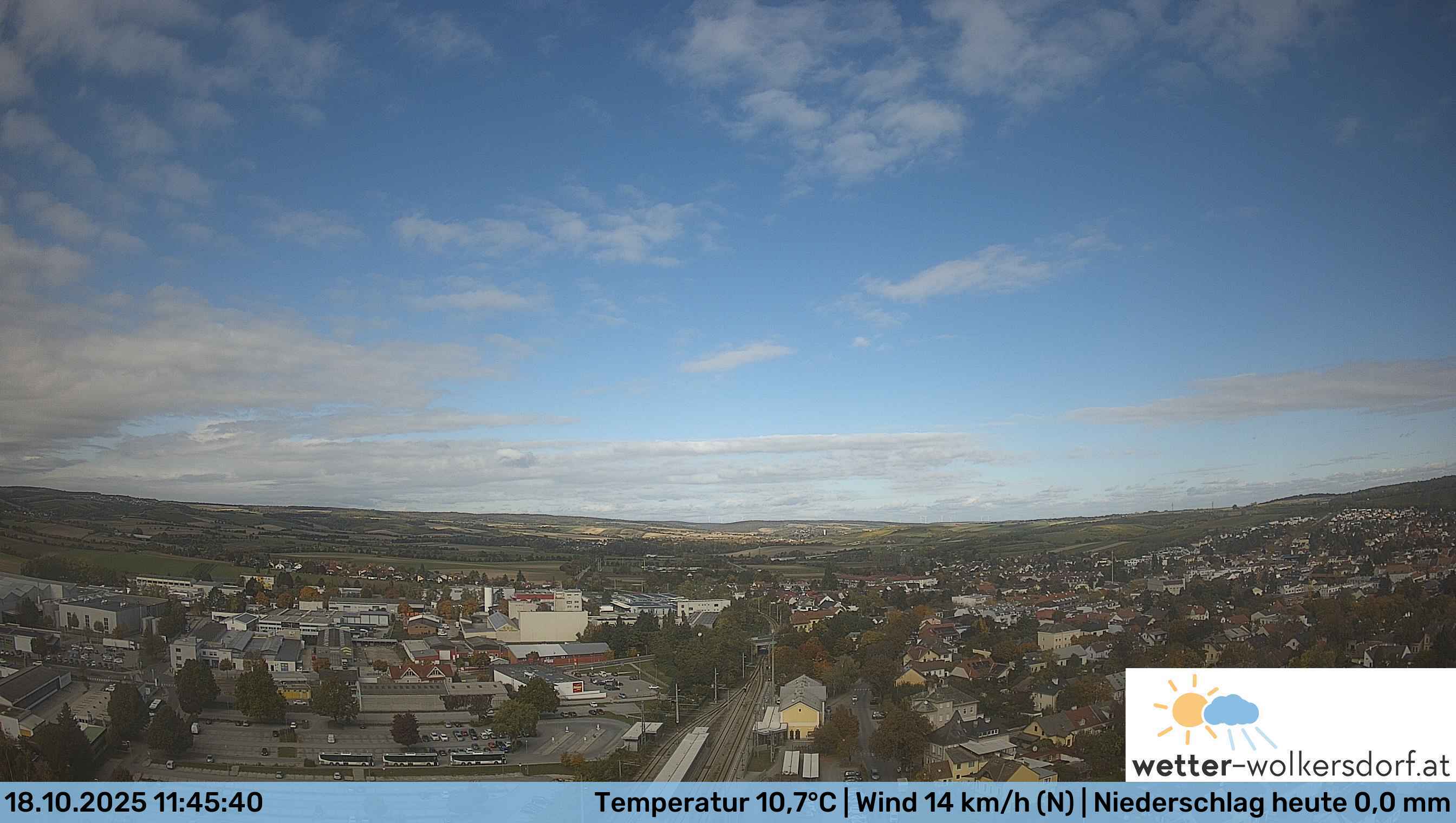 Webcam Wolkersdorf - Aktualisiert alle 5 Minuten Webcam view
