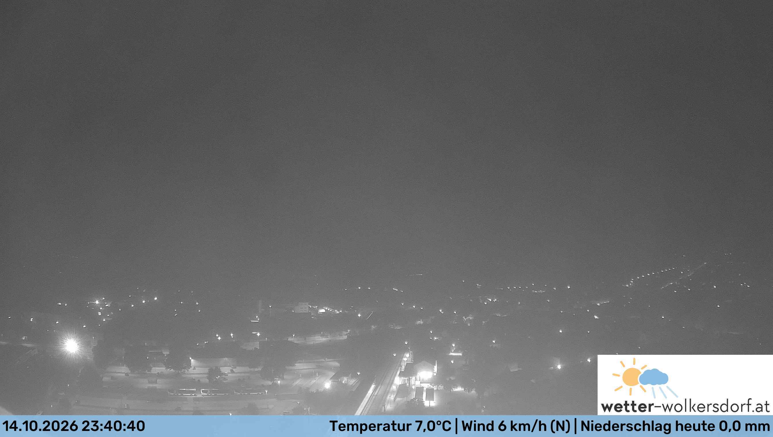 Webcam Wolkersdorf, Blick über den Ort