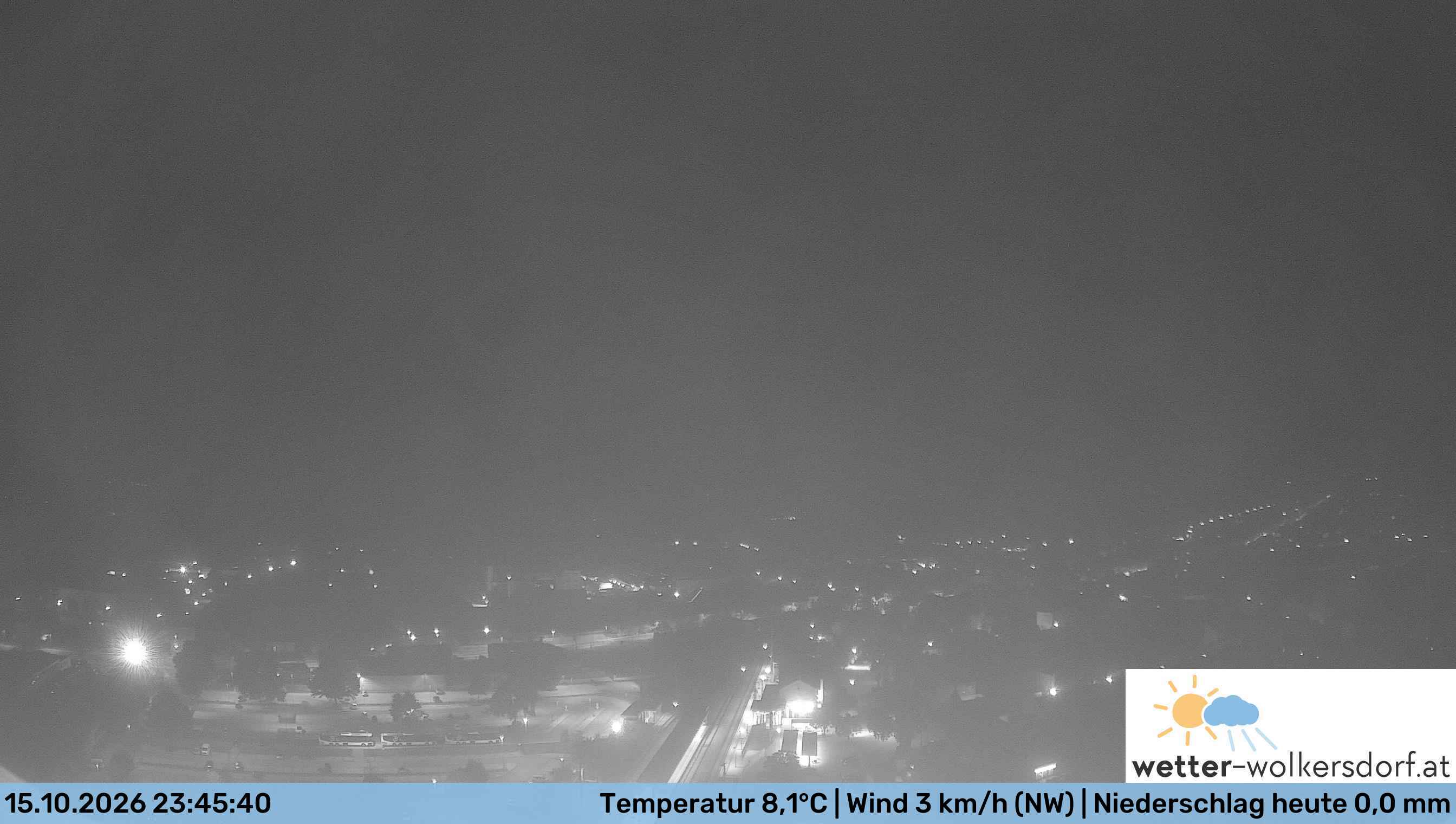 Webcam Wolkersdorf, Blick über den Ort