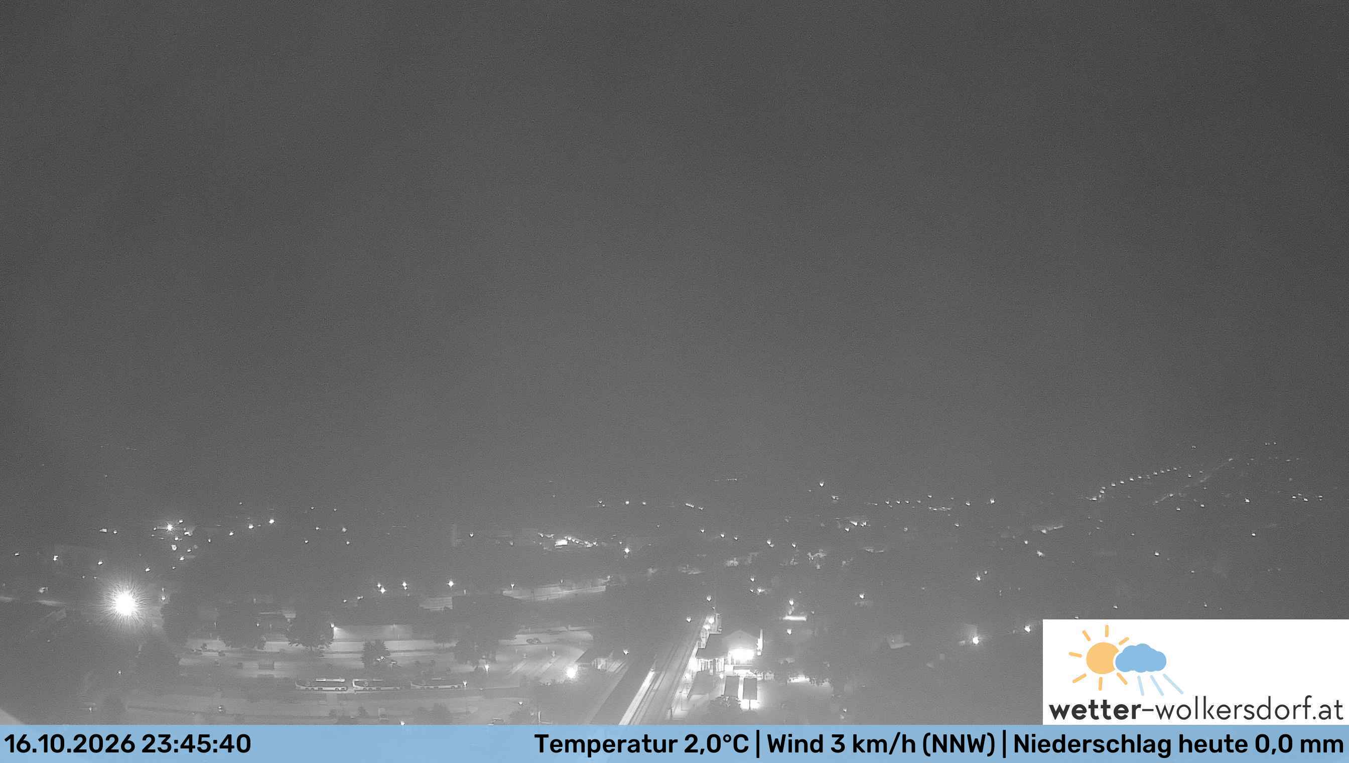 Webcam Wolkersdorf, Blick über den Ort