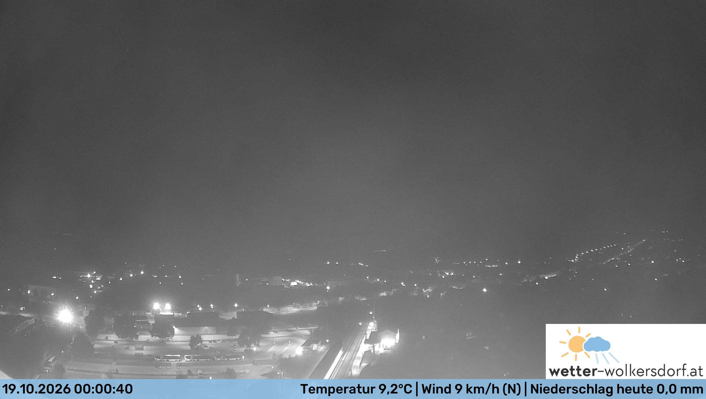 Webcam Wolkersdorf, Blick über den Ort