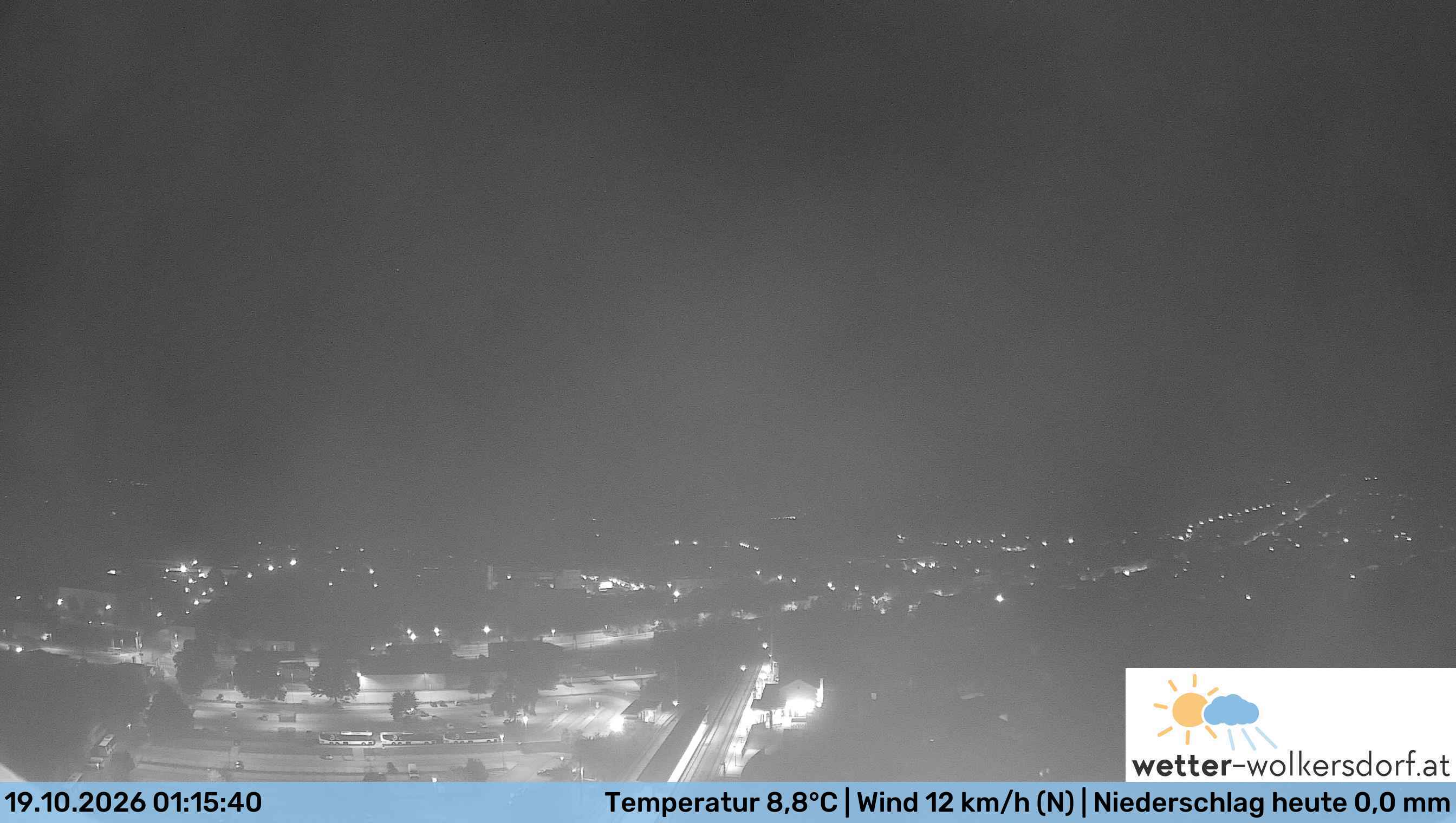 Webcam Wolkersdorf, Blick über den Ort