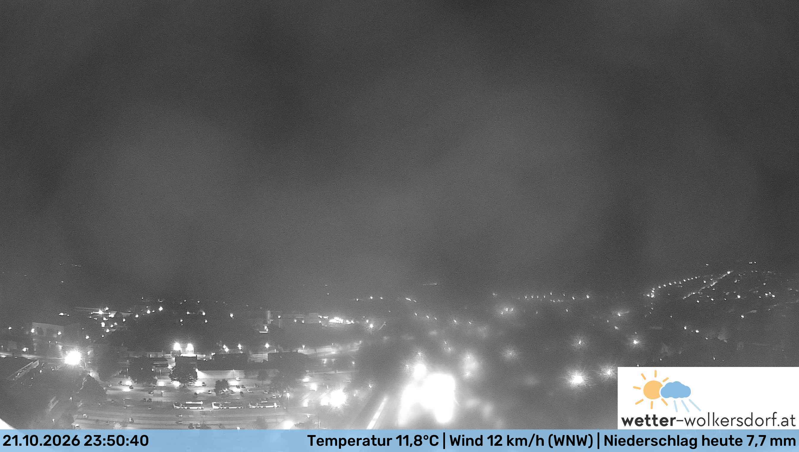 Webcam Wolkersdorf, Blick über den Ort