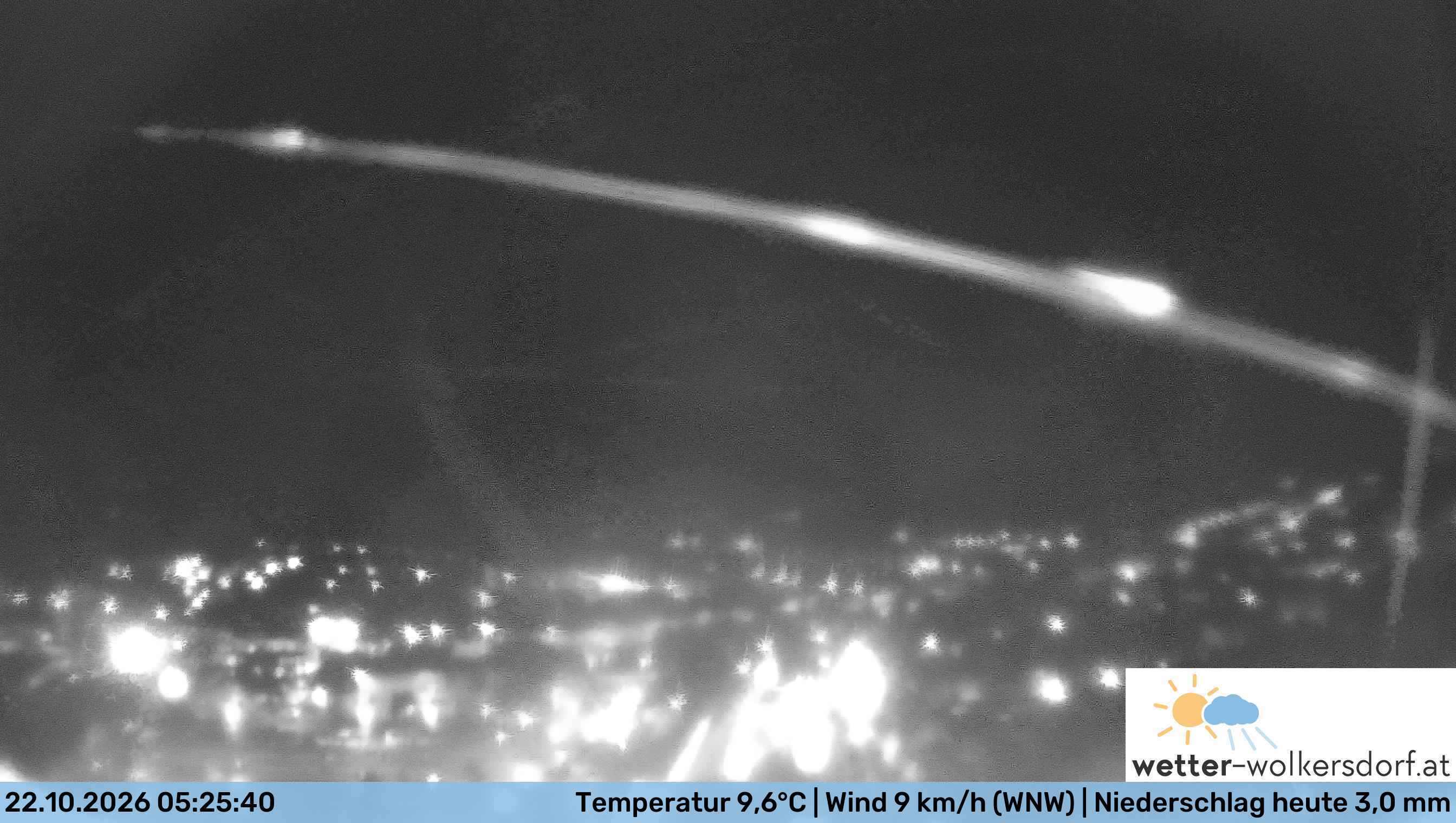 Webcam Wolkersdorf, Blick über den Ort