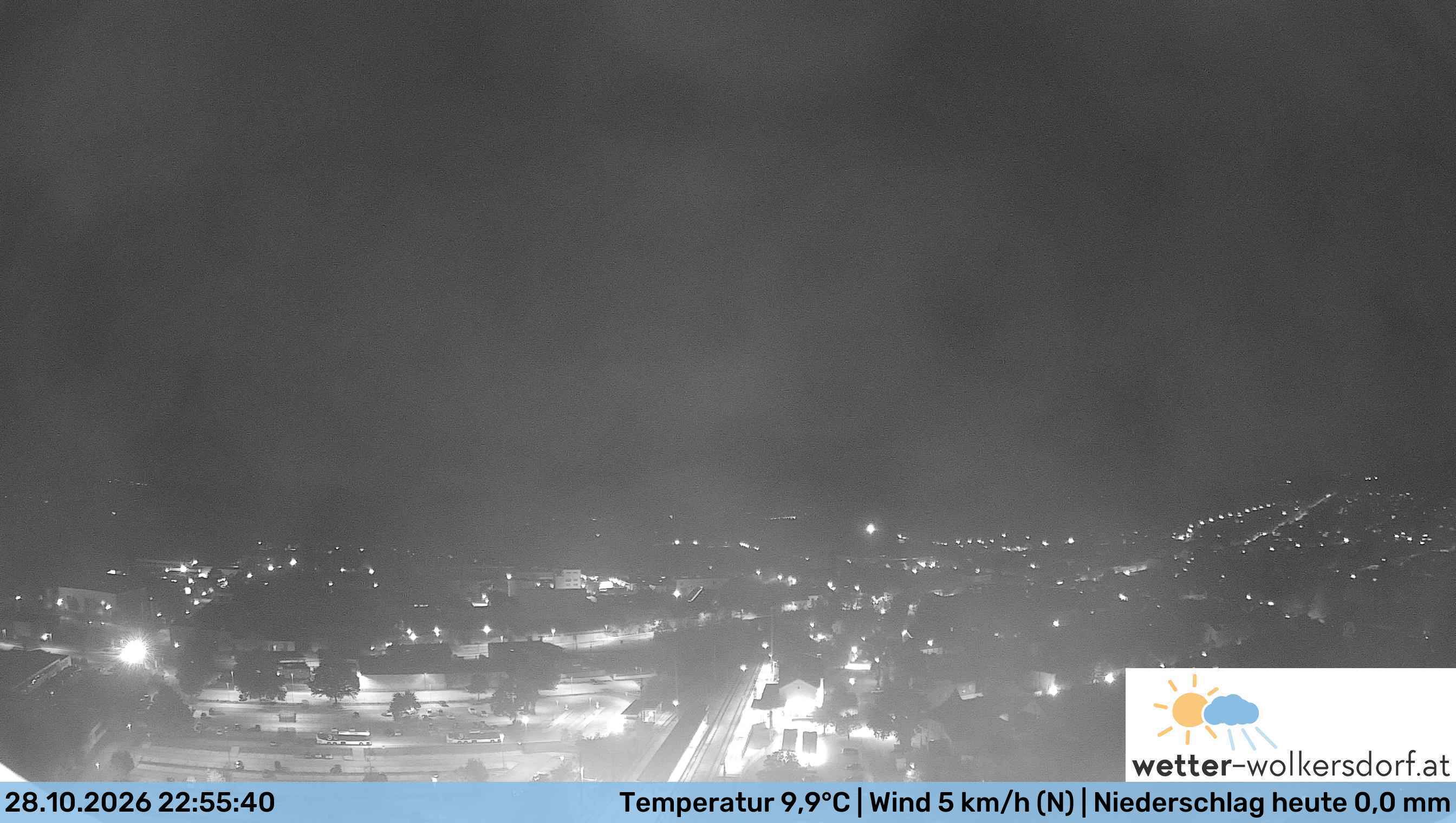 Webcam Wolkersdorf, Blick über den Ort