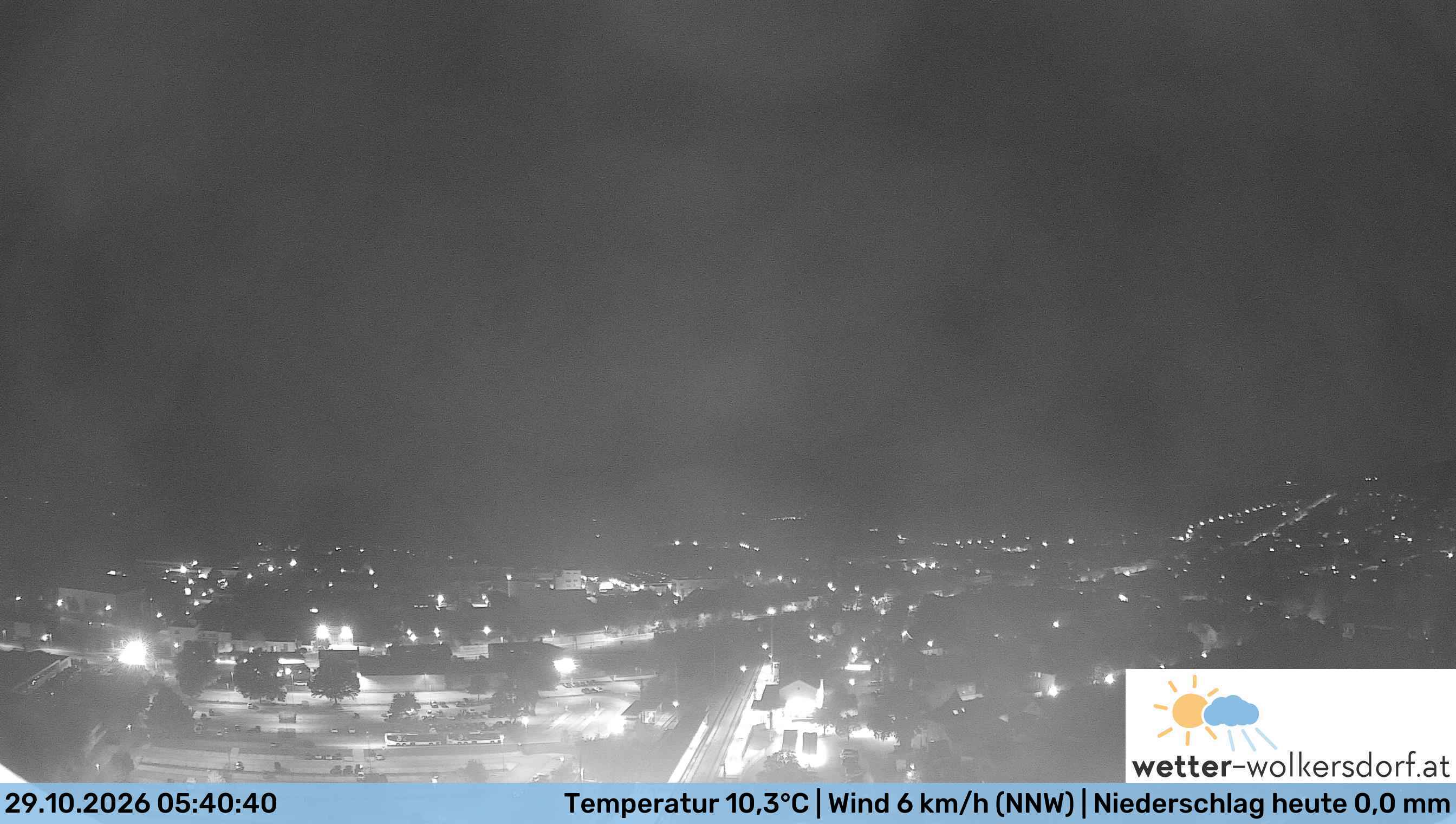Webcam Wolkersdorf, Blick über den Ort